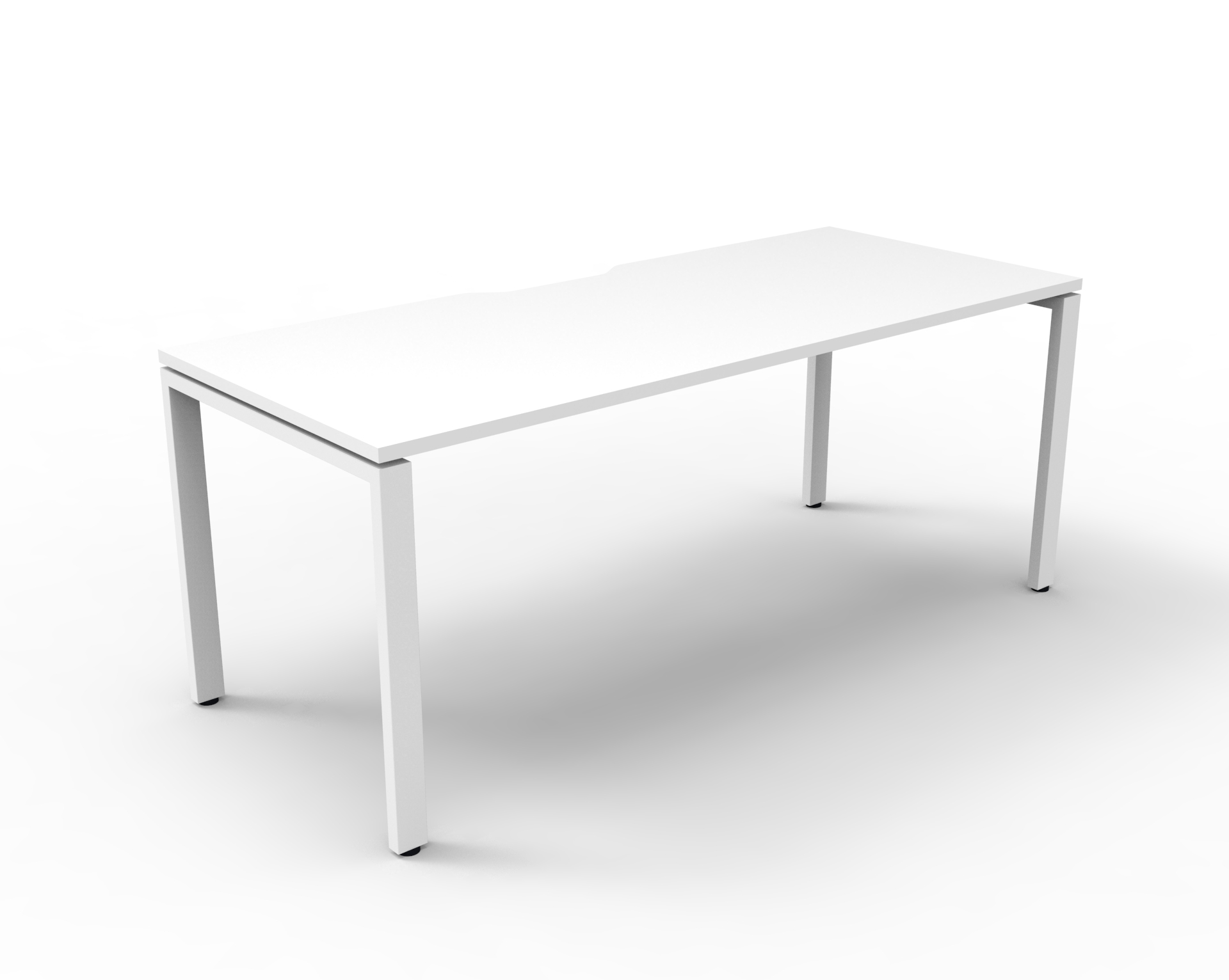 Deluxe Rapid Infinity - 1 Person - Single Sided Workstation - Profile Leg - No Screen
