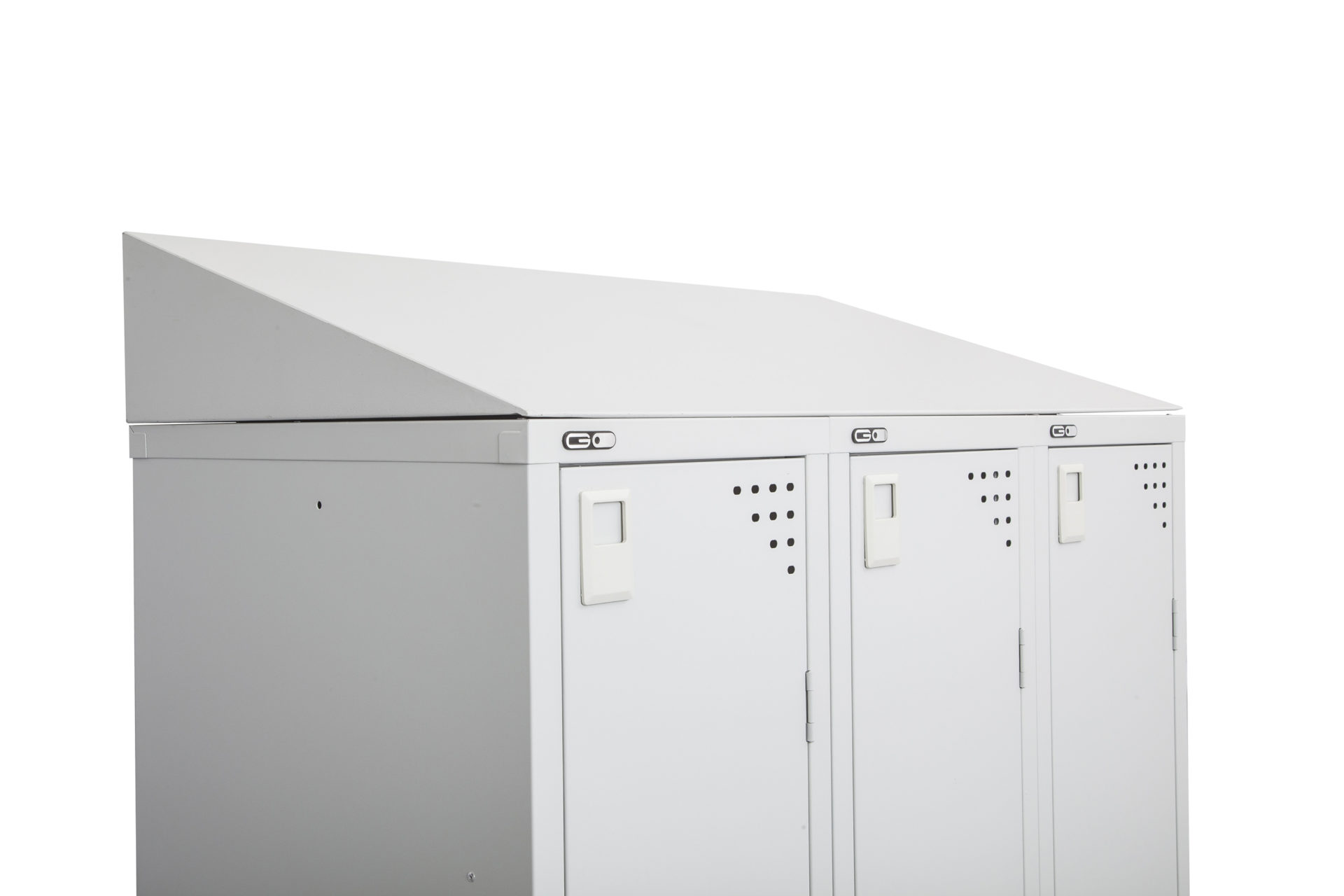 GO 30 Degree Sloping Top for Bank of 3 Lockers