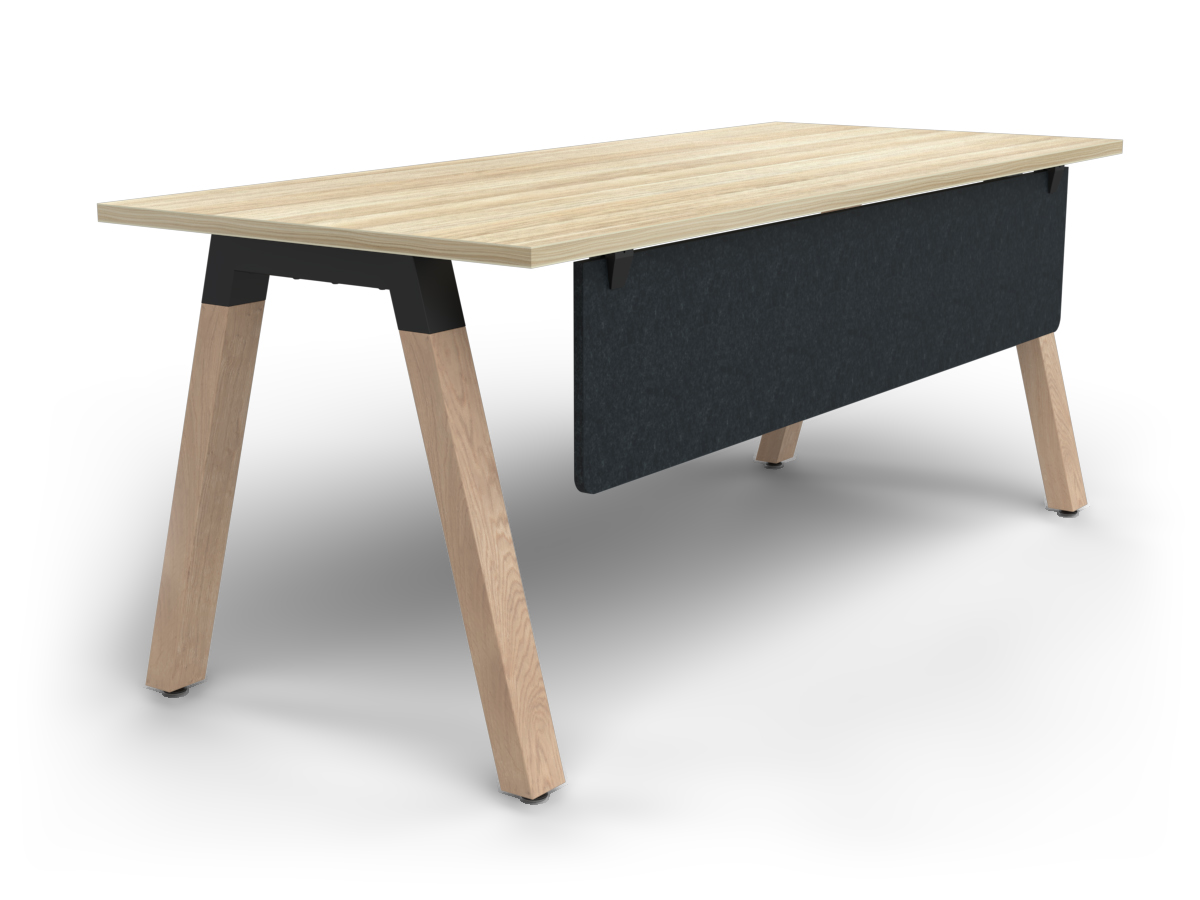 Plantation Single Desk with Modesty - Image 2