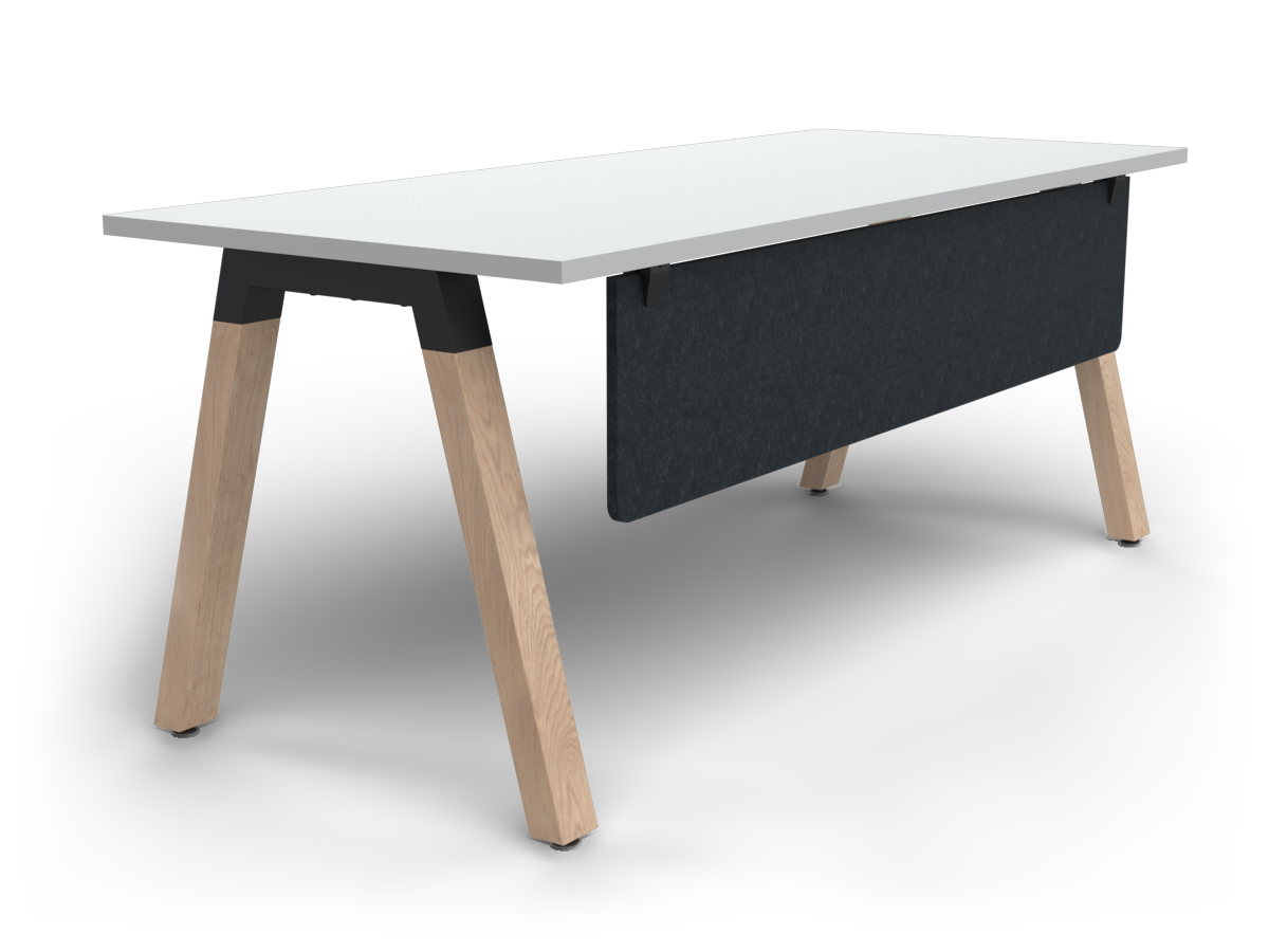 Plantation Single Desk with Modesty