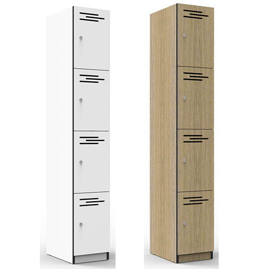 Rapid Infinity Four Door Melamine Locker