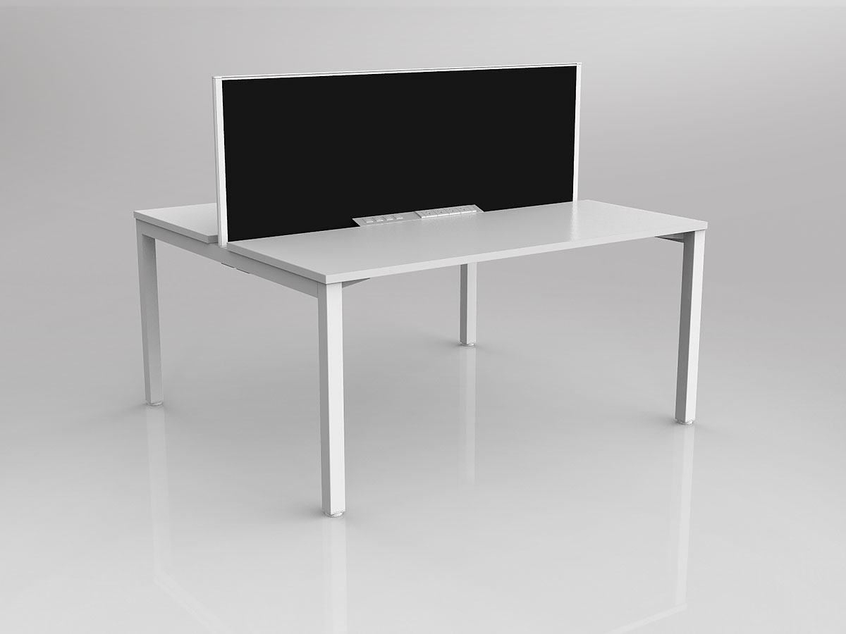 Axis 2x Users Double Sided Workspace with Screen