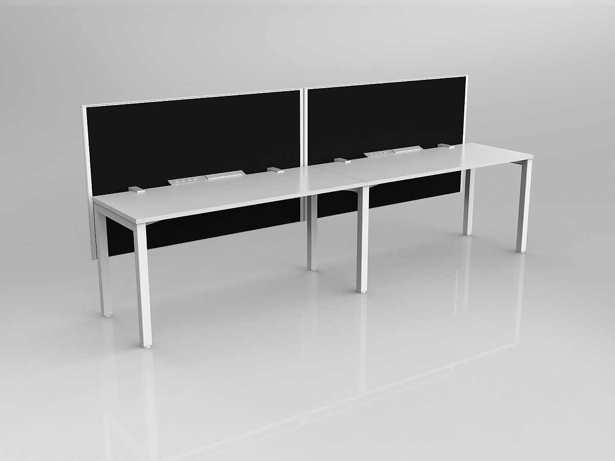 Axis 2x Users Single Sided Workspace with Screen