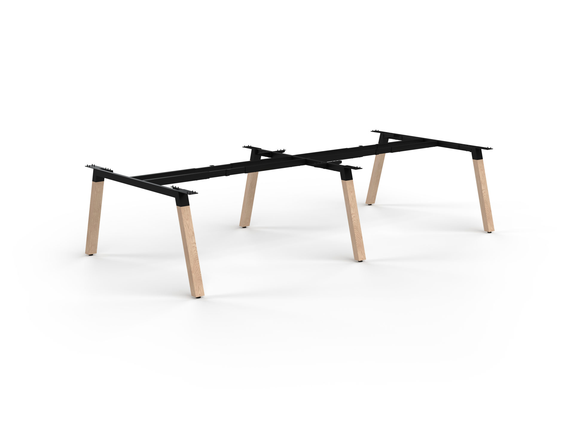 Plantation 6x Users Double-sided Desk Frame Only