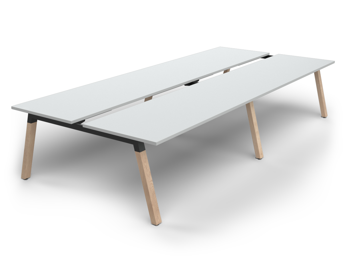 Plantation 4x Users Double-sided Desk