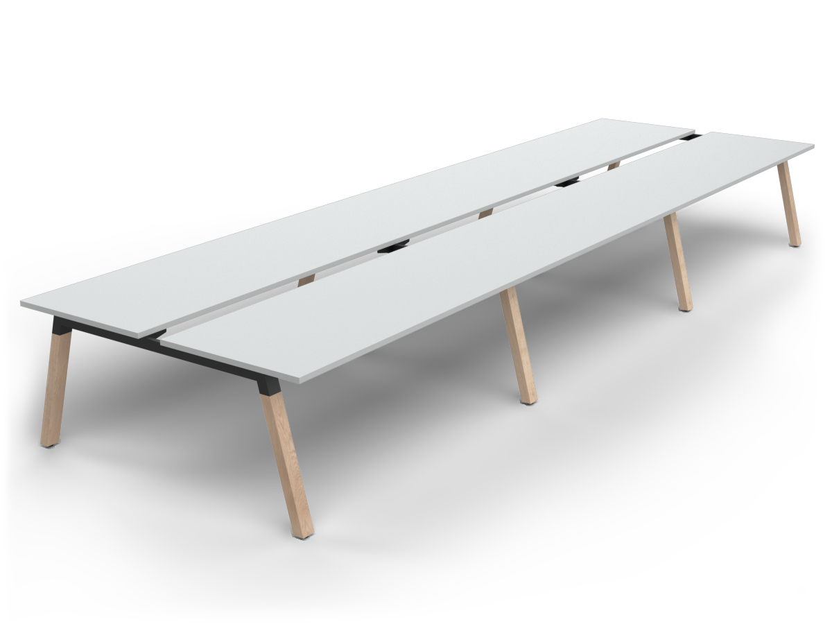 Plantation 6x Users Double-sided Desk