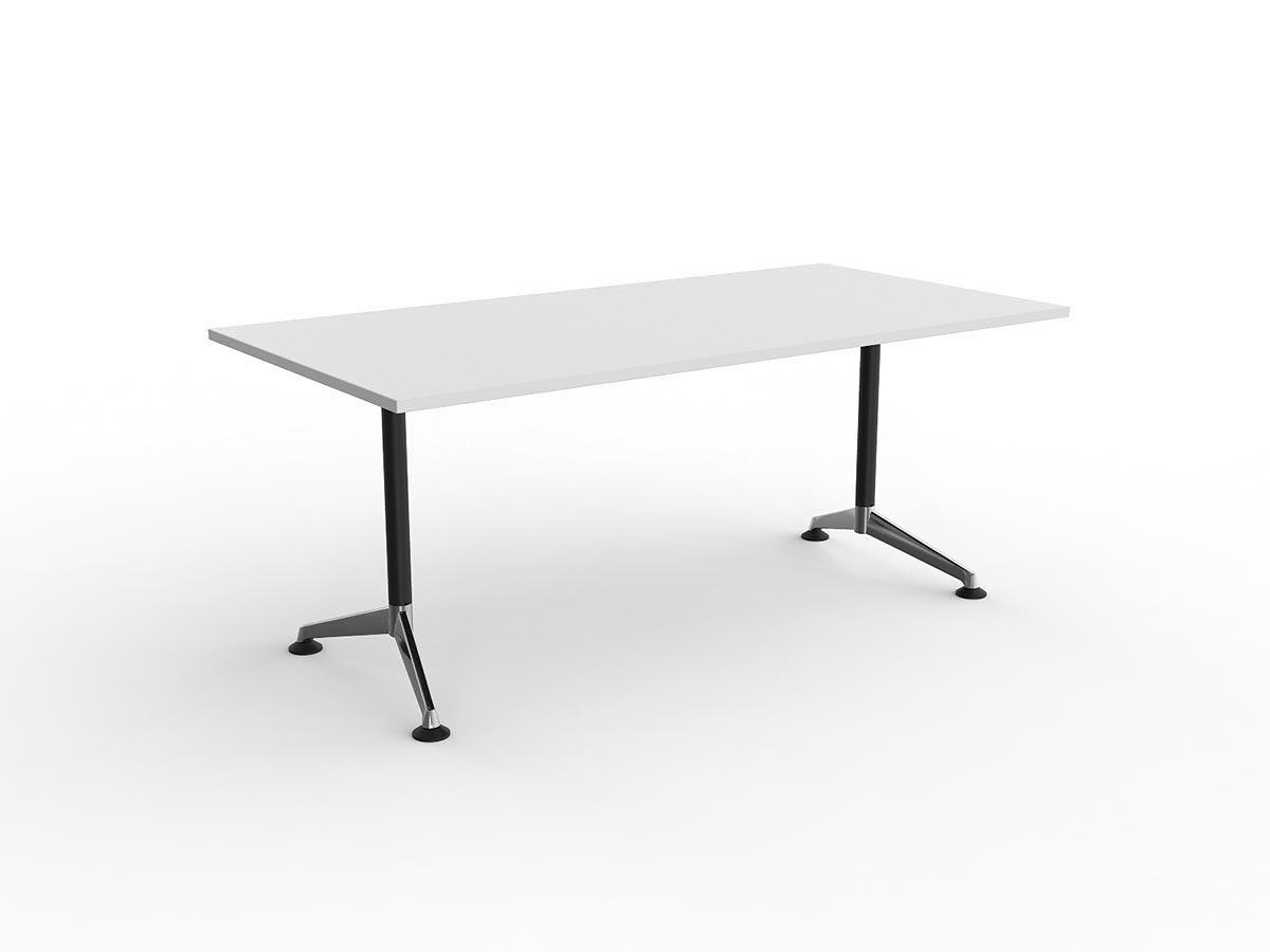 Modulus Fixed Leg Rectangle Meeting Table