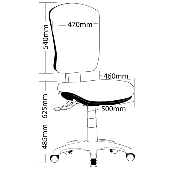 Aqua Task Chair - Image 5