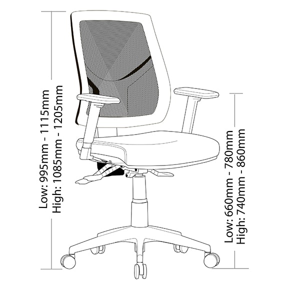 Expo Task Chair with Arms - Image 5