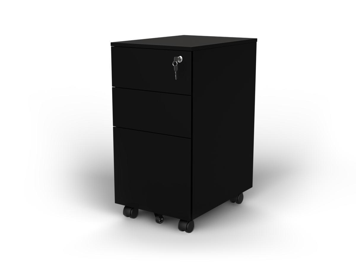 Agile Slim Steel Mobile Pedestal - Image 2