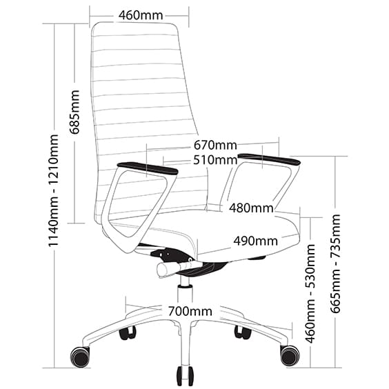 Enzo Chair (Leather) - Image 5